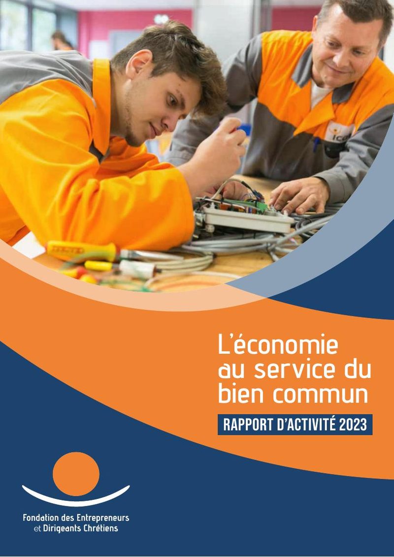 Couverture du rapport d'activité 2023