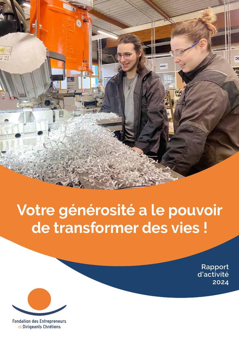Couverture du rapport d'activité 2024