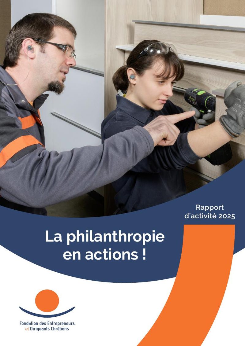 Couverture du rapport d'activité 2025